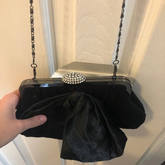 Vintage Neiman Marcus Clutch - Velvet / Satin - Picture 2 of 4